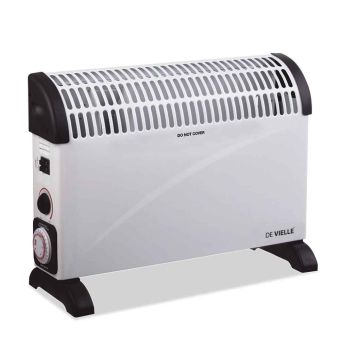 De Vielle 2Kw Classic Convector Heater With Timer