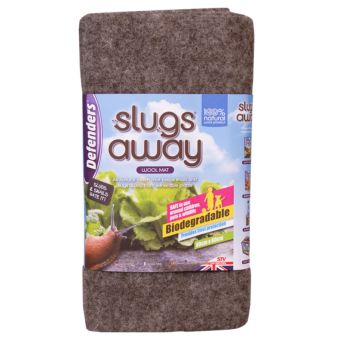 Defenders Slugs Away Wool Mat Small 60cm x 80cm I Organic Slug and Snail Barrier for Natural Gardening