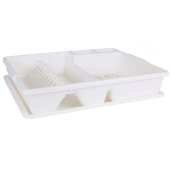Dish Drainer with Tray 47x38 - White