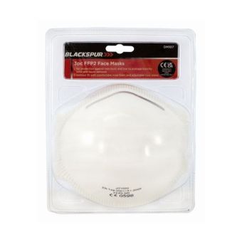 Blackspur 3pc FFP2 Face Masks