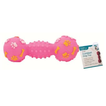 Ashley Vinyl Dumbell Dog Toy