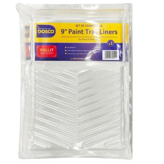 Dosco Disposable PET liners for 9″ Roller Tray - Set of 3