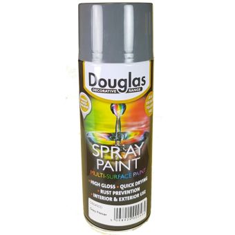 Douglas Multi Surface Spray Paint 400ml Grey Primer
