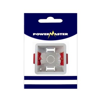 Powermaster 1 Gang Dry Lining Box