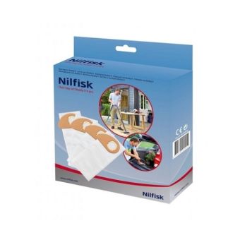 Nilfisk Buddy Ii Vacuum Cleaner Dust Bag - 4 Pack