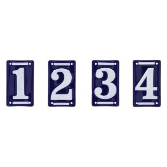 Enamel House Numbers