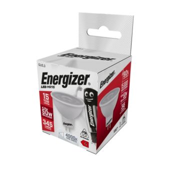 Energizer LED GU5.3 MR16 4.9W 3000K Warm White