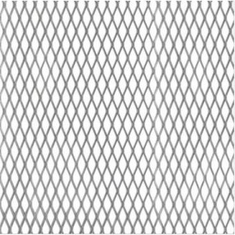 Expanded Mesh Metal Sheet Raw - 250 x 500 x 1.2 mm