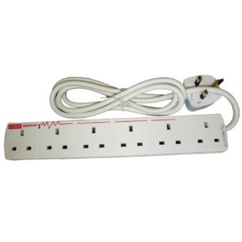 Plymouth 6 Gang 5 Metre Surge Protected