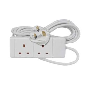 2 Gang 3 Meters Extension Lead