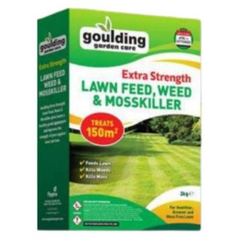 Goulding Extra Strength Lawn Feed, Weed & Moss Killer