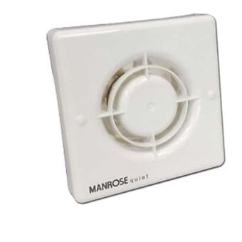 Manrose 4" Quiet Standard Extractor Fan