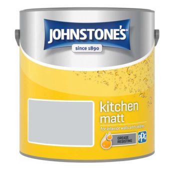 Johnstones Kitchen Matt Paint - Frosted Silver 2.5L