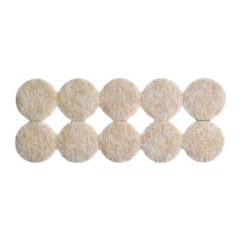 Woodside 19mm Round Felt Pads - Pack Of 20