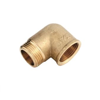 Female-Male Brass Elbow 34