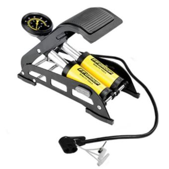 FF Group Twin Barrel Foot Pump 10Bar
