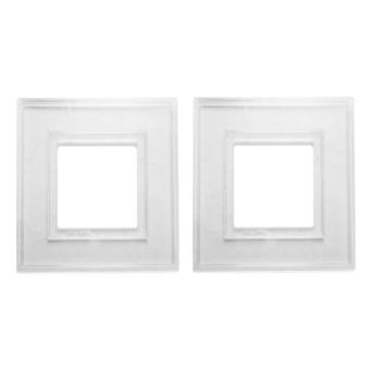 Light Switch Clear Finger Plates - Pack of 2