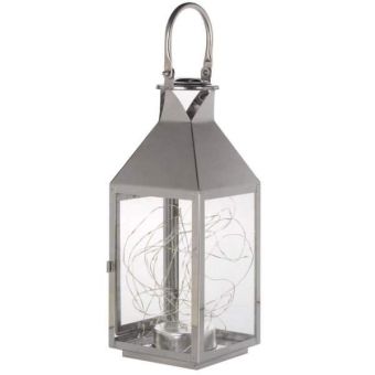 Contemporary Stainless Steel Lantern - Firefly
