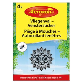 Aeroxon Fly Trap Window Sticker - Pack of 4