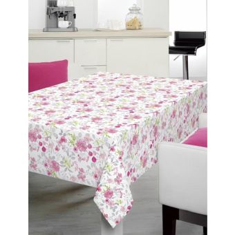 pink floral oilcloth - Price Per Meter