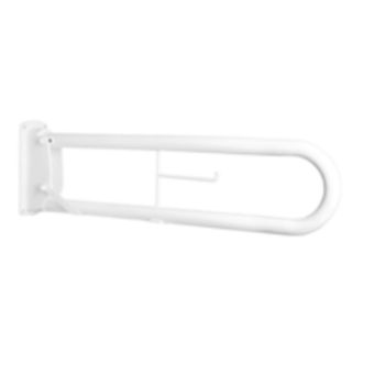 Fold Up Hinged Support Arm for Toilet