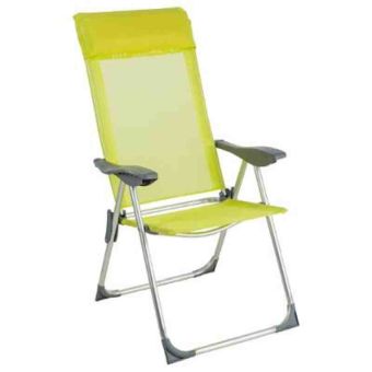 5 Position Folding Green Chair