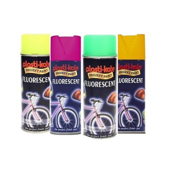 Plasti-Kote Fluorescent Spray Paints