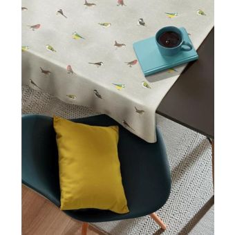 Oil Cloth Garden Birds 135 cm X 1m