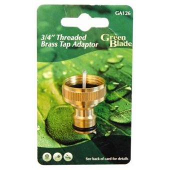 3/4” Threaded Brass Tap Adaptor