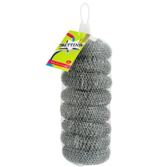 Galvanised Pot Scrubs - Set of 6