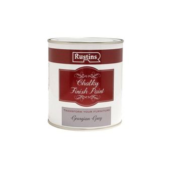 Rustins Chalky Finish Paint - Georgian Grey 250ml