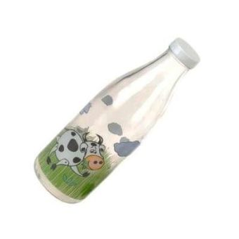 1lt Glass Bottle with Screw Cap