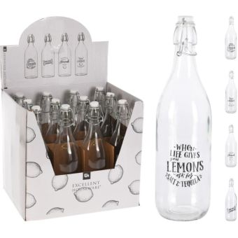 Glass Lemonade Bottle 1L