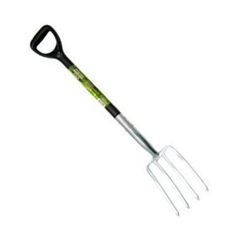 Green Blade Stainless Steel Border Fork