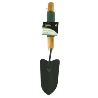 Green Blade Hand Trowel with Cushion Grip Handle