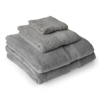 Grey Bath Towels - Set of 4