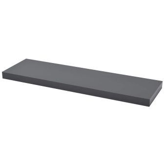 Duraline Float Shelf 80cm x 23.5cm Grey Lacquered - Each