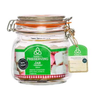Abbey Preserve Click Top Jam Jar - 500ml
