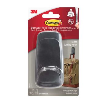 Command™ Slate Jumbo Hook - 3.4kg