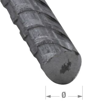 Hot Rolled Twisted Steel Rod 10mm x 2m