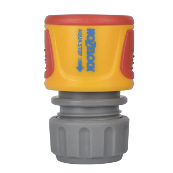 Hozelock AquaStop Hose Connector for 12.5mm and 15mm Garden Hoses with Water Stop Technology