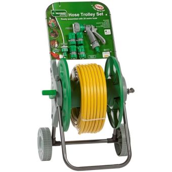 Kingfisher Complete Hose Trolley Set 25m
