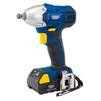 Draper 18V 2 x 1.5Ah Li-ion Impact Wrench Kit