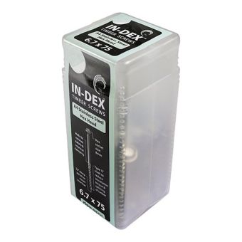 Index 25pc Timber Screws - 6.7x75