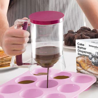 InnovaGoods Pastry Dispenser Jug with Recipe Book