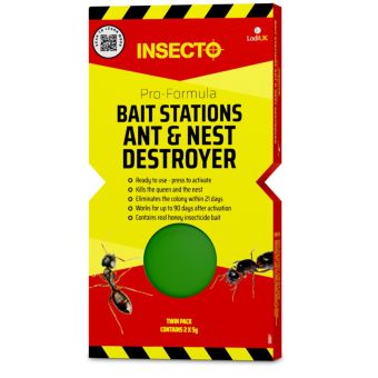 Insecto Pro Formula Ant Bait Stations and Nest Destroyer with Acetamiprid for Effective Ant Control I 2 Pack