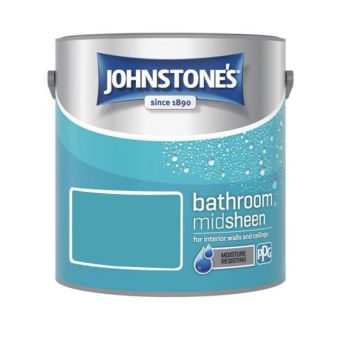 Johnstones Bathroom Midsheen Paint - Island Breeze 2.5L