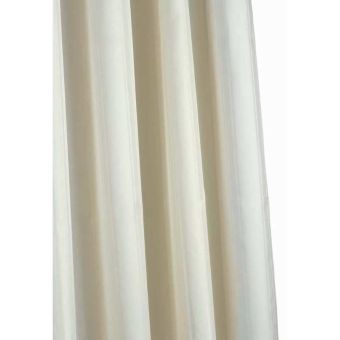 Croydex Textile Shower Curtain Plain Ivory