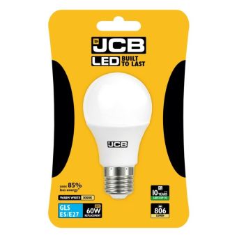 JCB LED A60 806lm Opal 10w E27 2700k