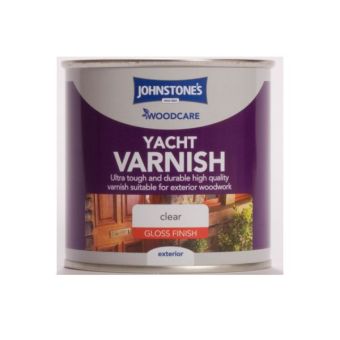 Johnstone's Woodcare External Yacht Varnish Gloss 750ml Clear
